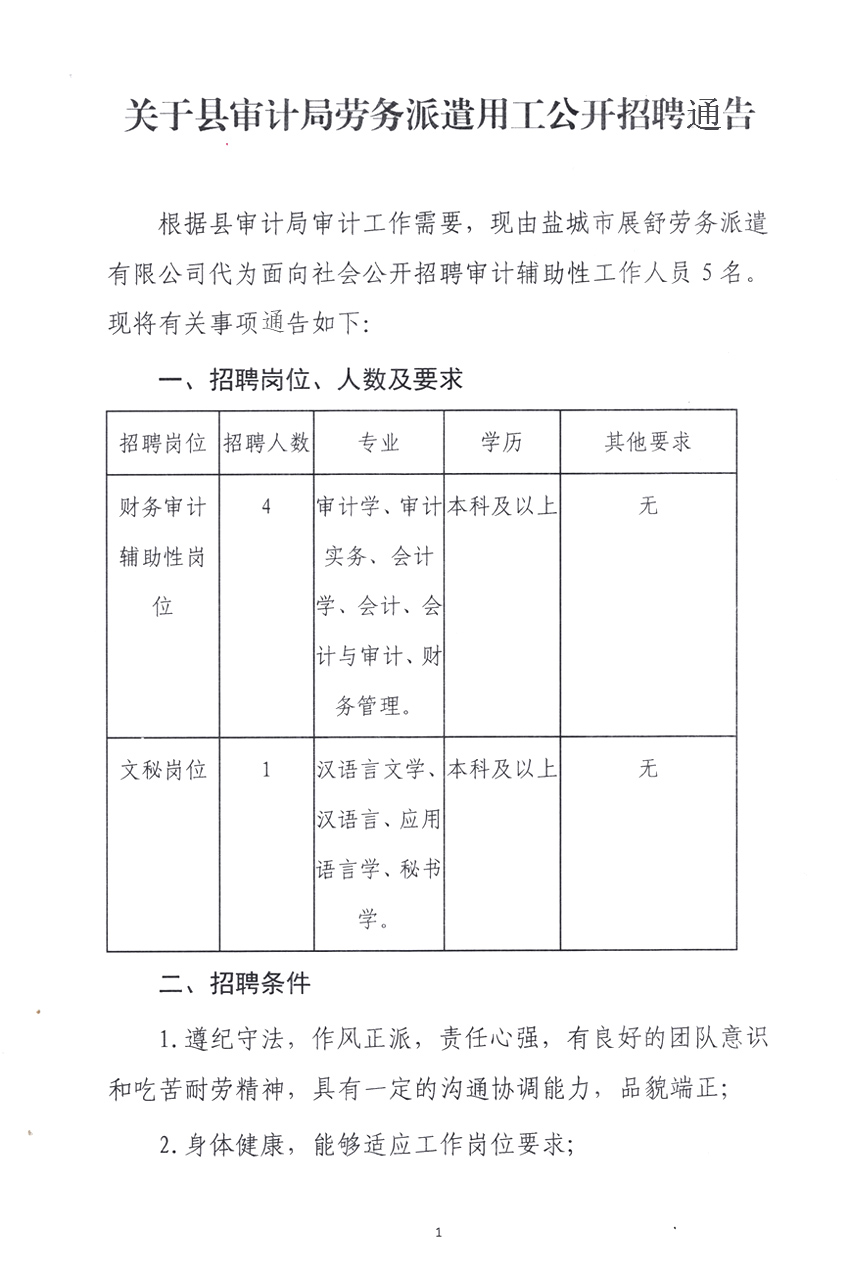 太仓市审计局最新招聘信息公开